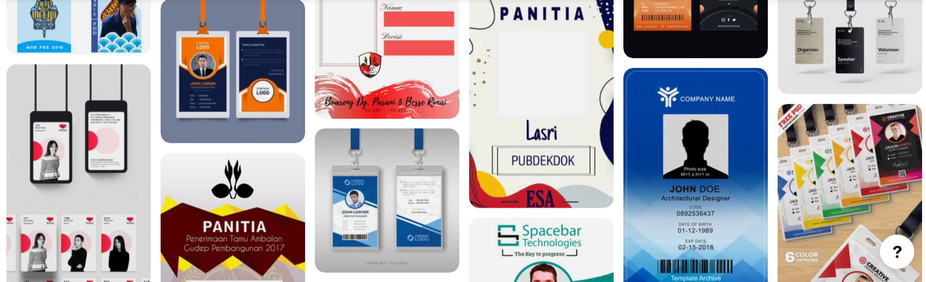 Desain Id Card Panitia Yang Bisa Jadi Refrensimu