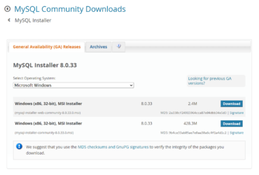 Panduan Lengkap Install MySQL di Windows