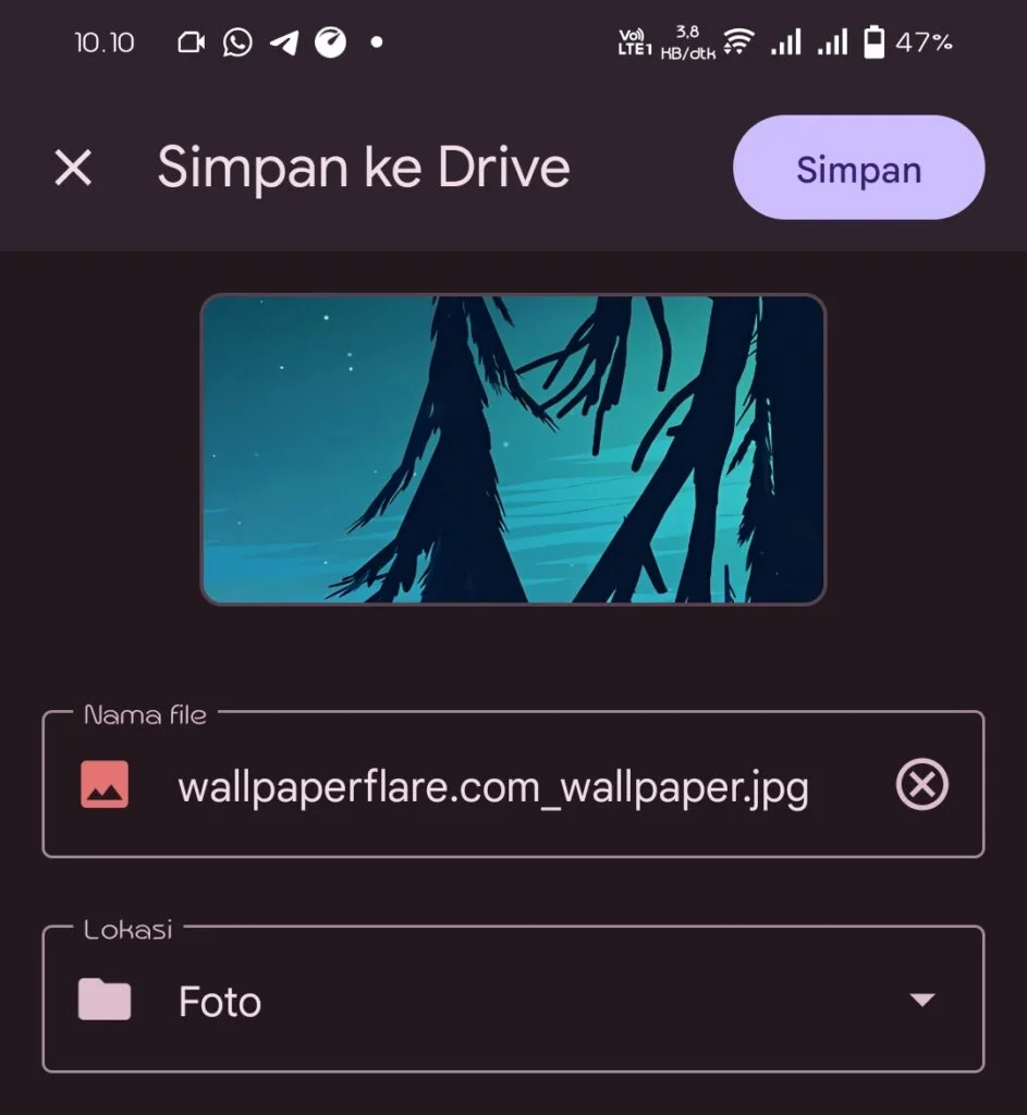 Upload Google Drive