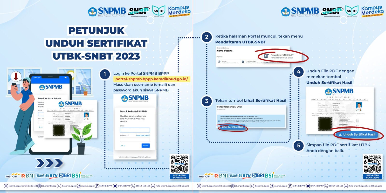 Cara Melihat Skor UTBK 2023 Dan Mendowload Sertifikat