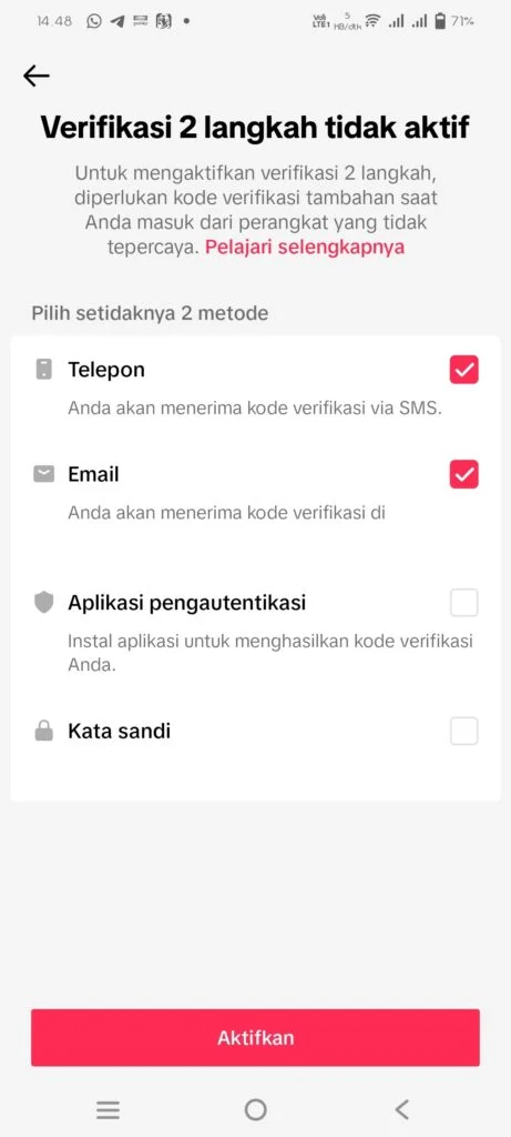 tips mengamankan akun Tiktok