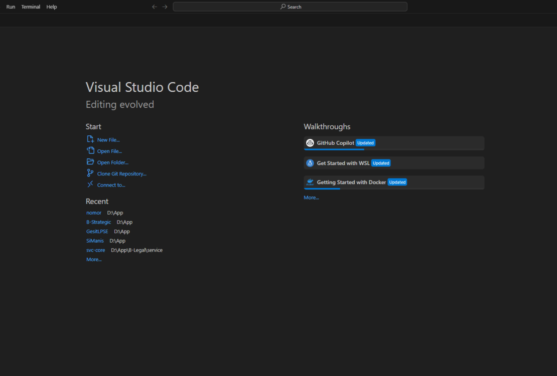 Terminal Visual Studio Code
