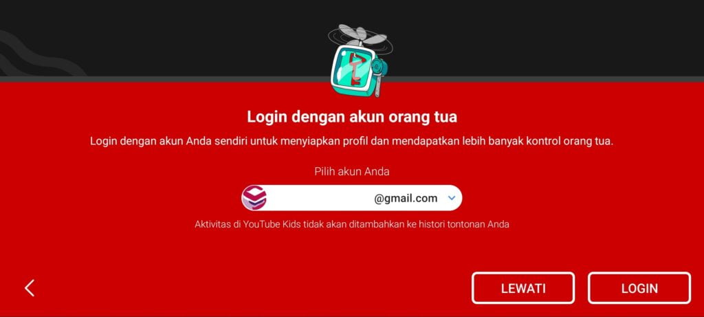 Setting Youtube untuk Anak