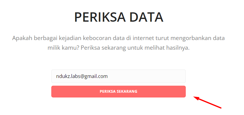 Cek Data Pribadi Bocor di Internet