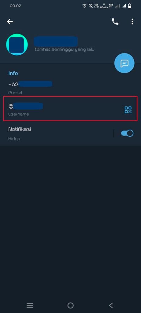 Cara Melihat ID Telegram