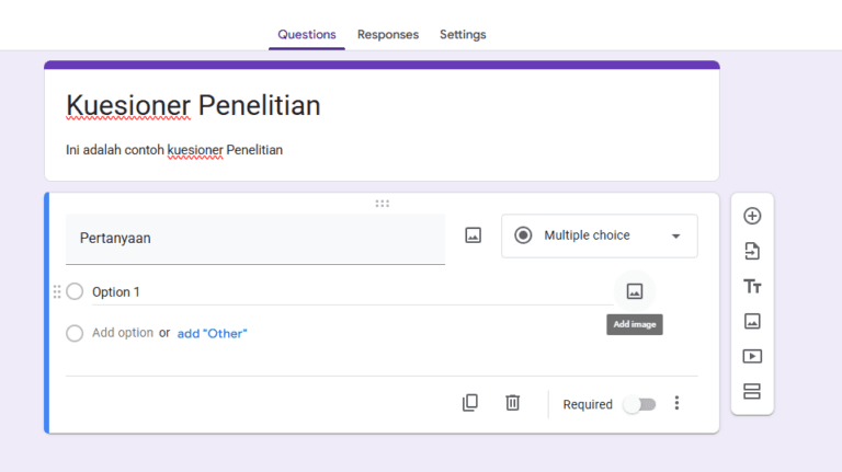 Membuat Kuesioner Online Gratis Untuk Survey / Penelitian
