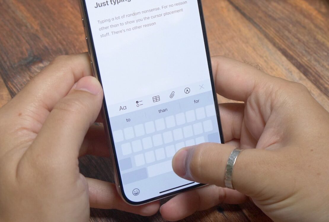 Voice typing