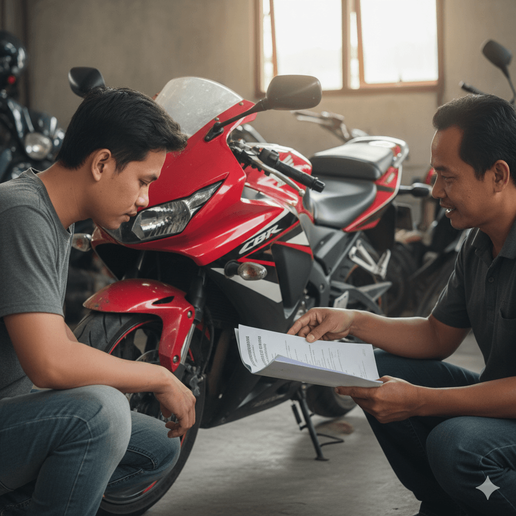 surat perjanjian jual berli motor