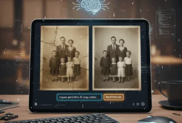 restorasi foto dengan ai