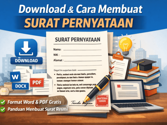 Contoh Surat Pernyataan