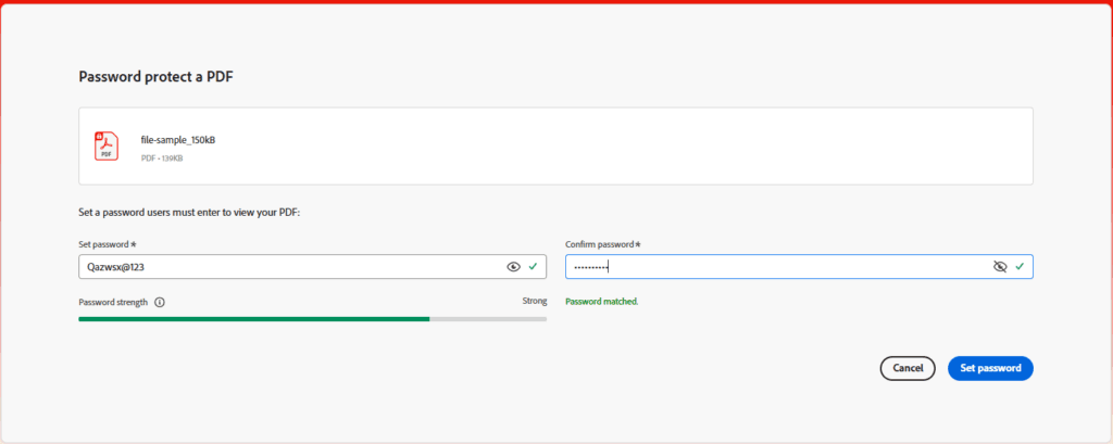 Buat Password PDF menggunakan tools online