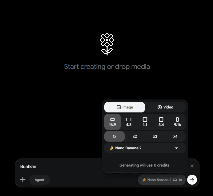 Penggunaan Google Flow