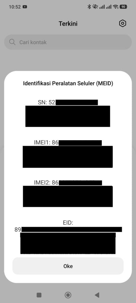 cek imei