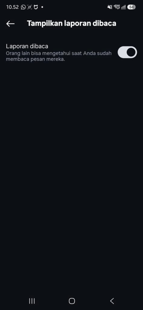  Baca DM Tanpa Terlihat
