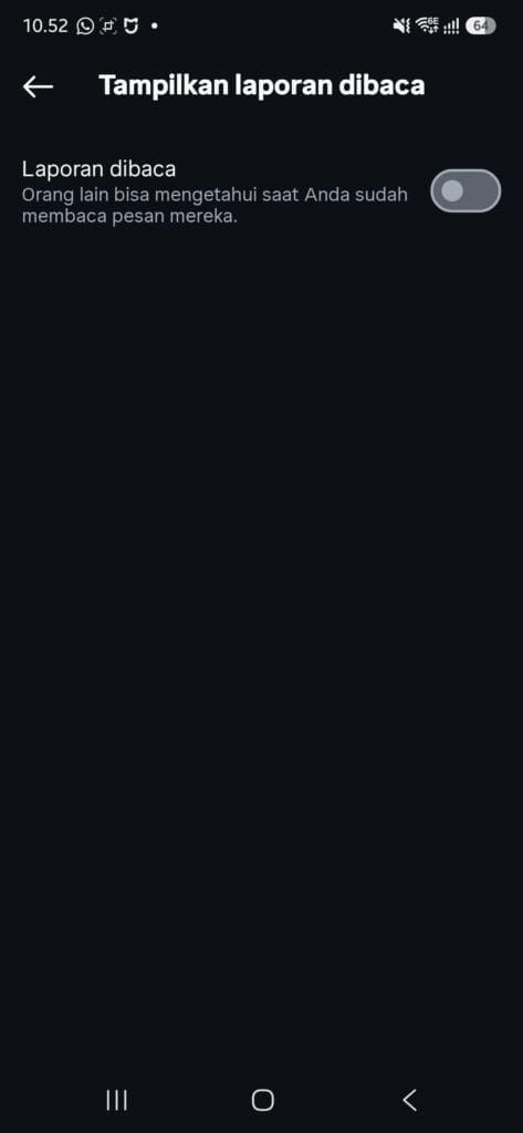  Baca DM Tanpa Terlihat