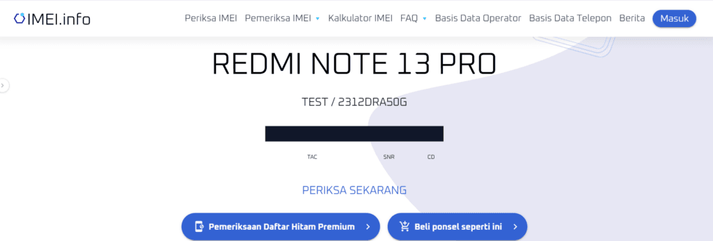 cara cek HP refurbish